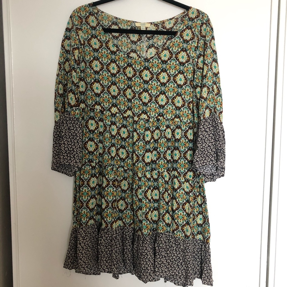 Colorful spring dress